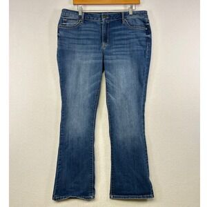 SONOMA Goods for Life Bootcut Jeans Women's Size 16 Blue Denim Stretch